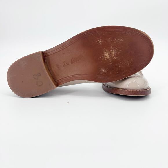 Sam Edelman Christy Loafer Taupe Patent Leather Buckle Strap Womens Size 8.5M - Picture 11 of 11